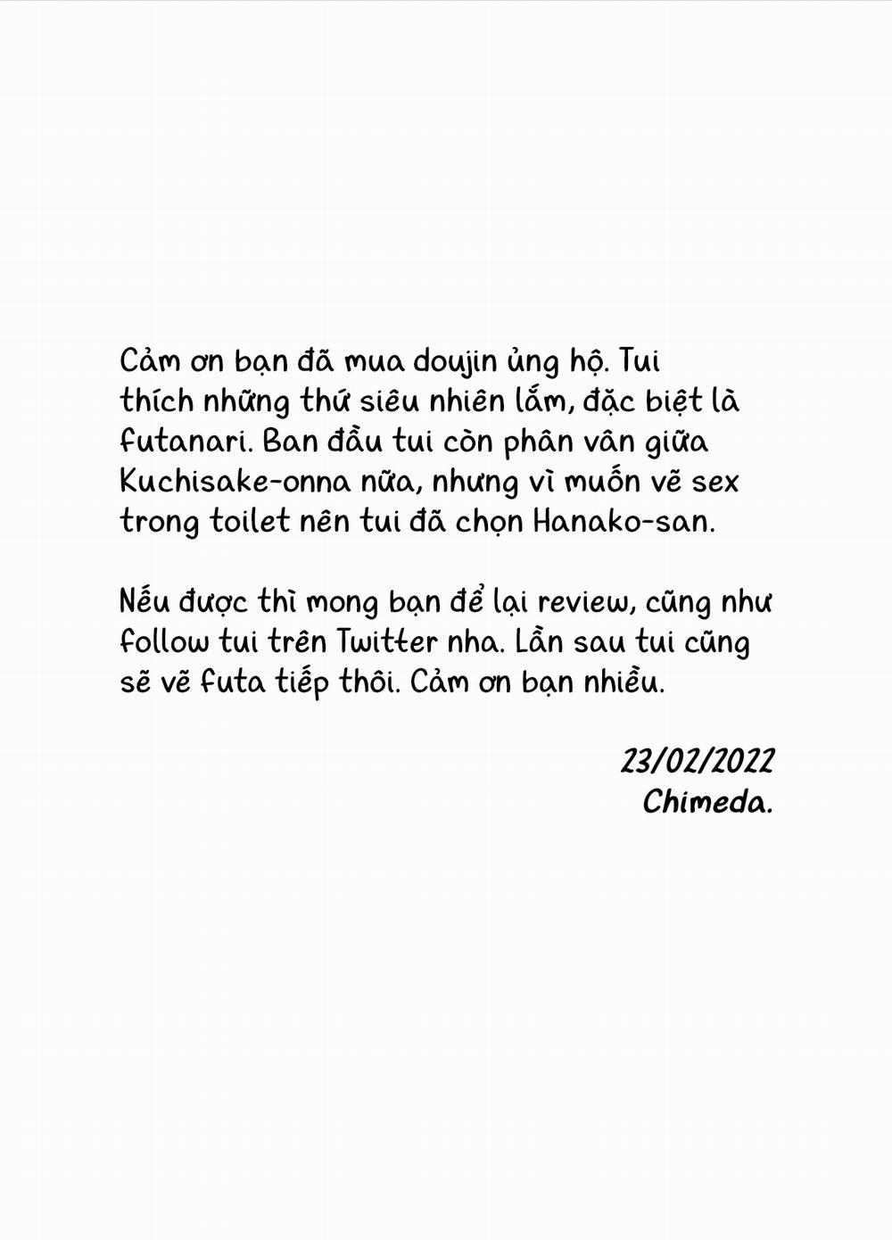 Mình, WC, và futanari Hanako-san Sợ wa sợ wa trang 33