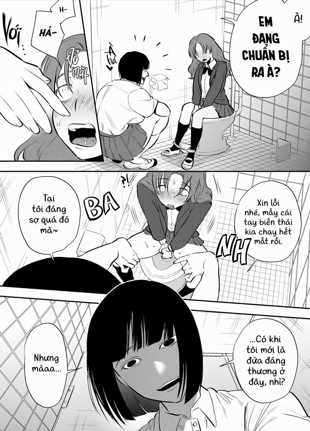Mình, WC, và futanari Hanako-san Sợ wa sợ wa trang 9