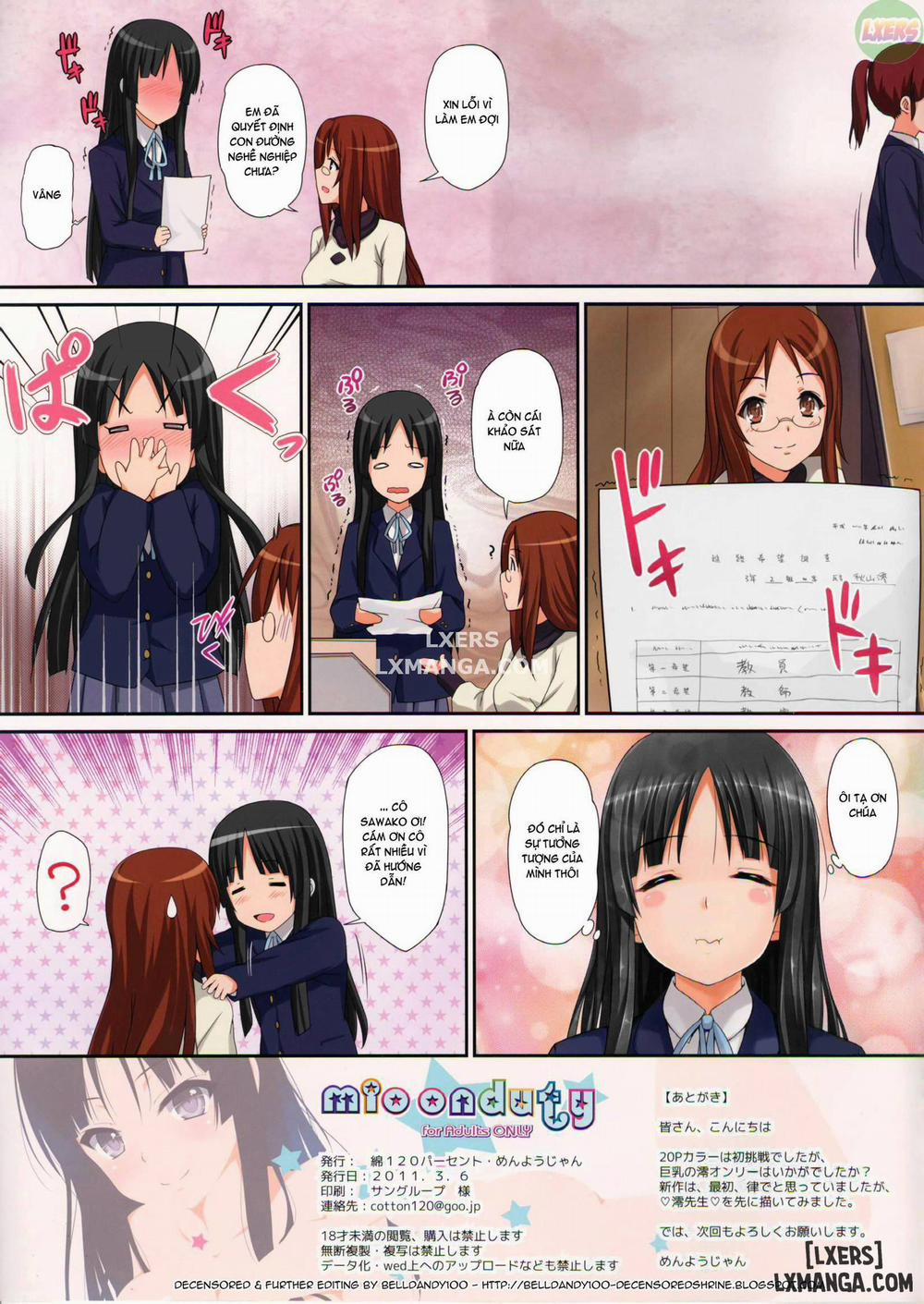 Mio Onduty Oneshot trang 18