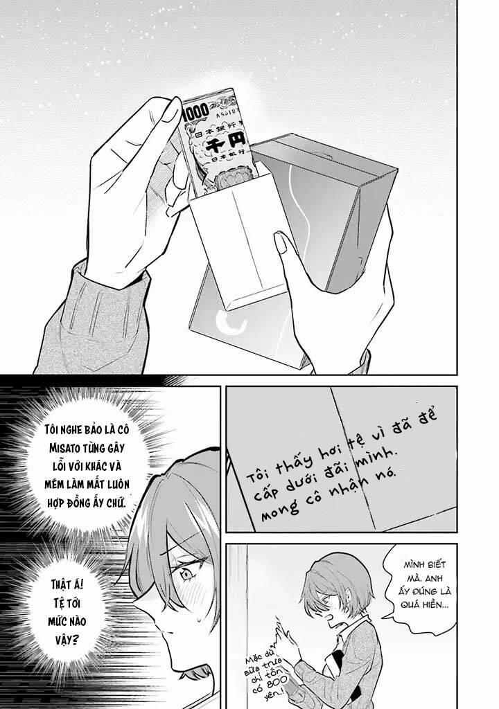 Misato Có Hơi Lạnh Lùng Với Người Sếp Của Cô Ấy 1 trang 14