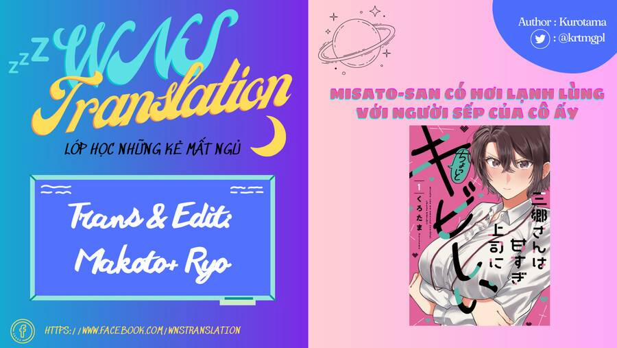 Misato Có Hơi Lạnh Lùng Với Người Sếp Của Cô Ấy 1 trang 20