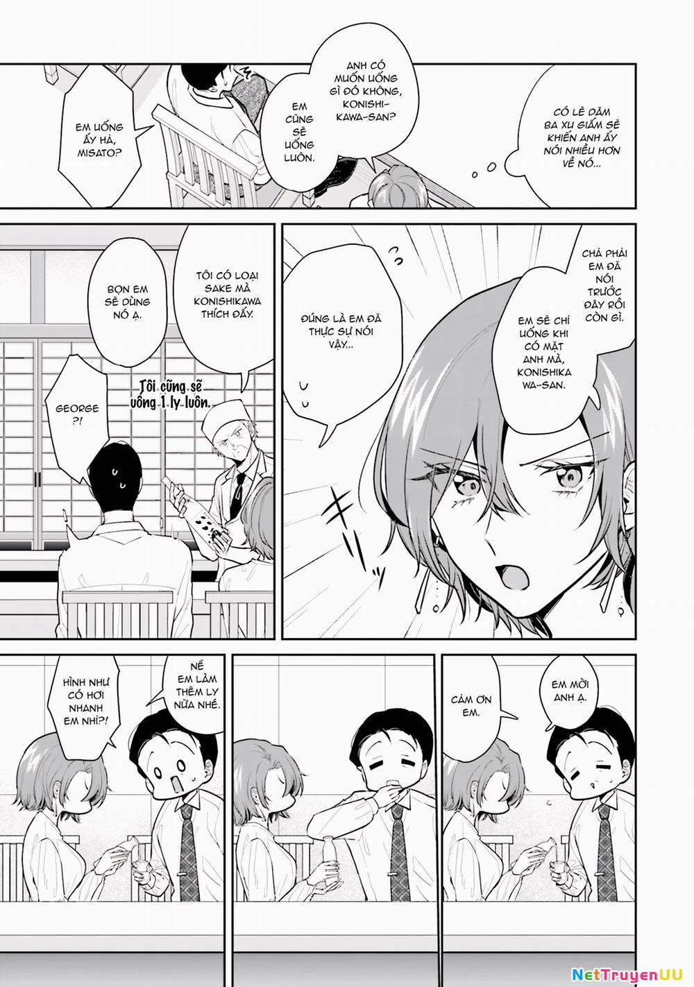 Misato Có Hơi Lạnh Lùng Với Người Sếp Của Cô Ấy 7 trang 8