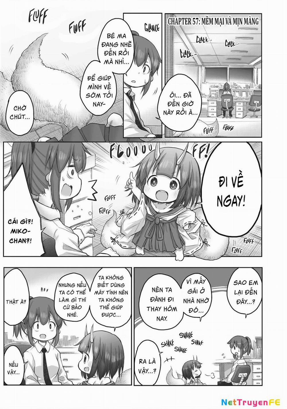 Miss Shachiku And The Little Baby Ghost 57 trang 1