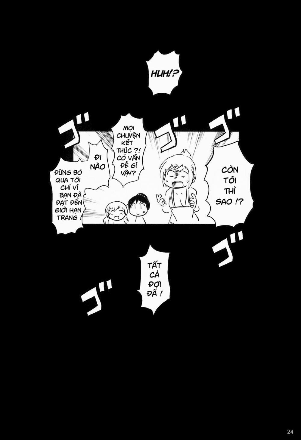 Mitsuba-tachi no Kyuushoku ni Biyaku o Irete Ahetoro Gakkyuu (Mitsudomoe) Oneshot trang 23