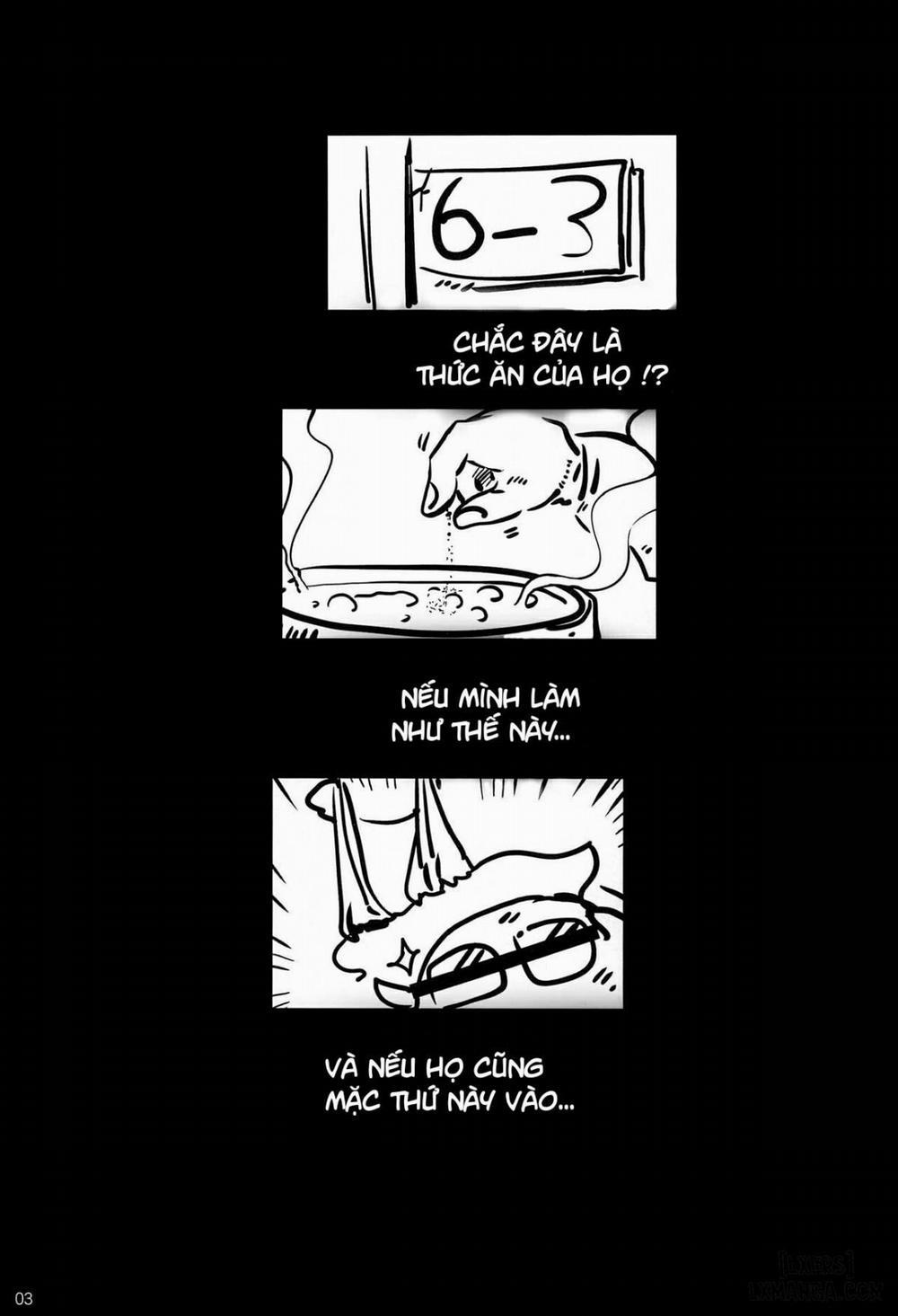 Mitsuba-tachi no Kyuushoku ni Biyaku o Irete Ahetoro Gakkyuu Oneshot trang 2