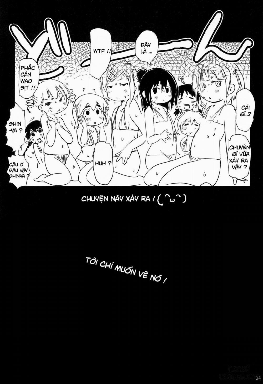 Mitsuba-tachi no Kyuushoku ni Biyaku o Irete Ahetoro Gakkyuu Oneshot trang 3