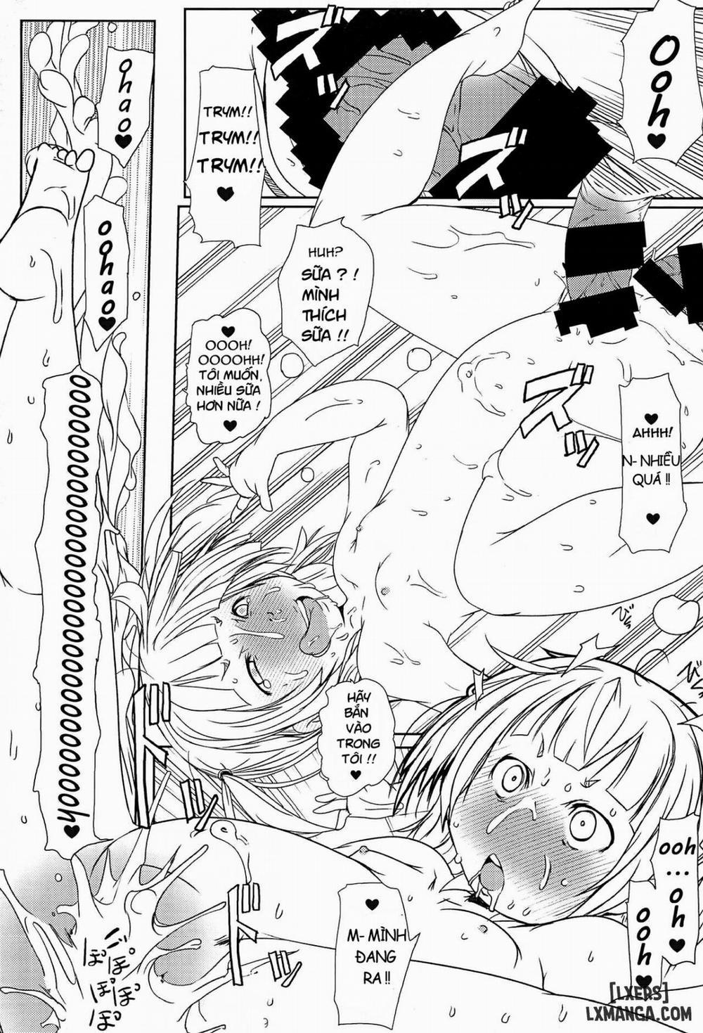 Mitsuba-tachi no Kyuushoku ni Biyaku o Irete Ahetoro Gakkyuu Oneshot trang 8