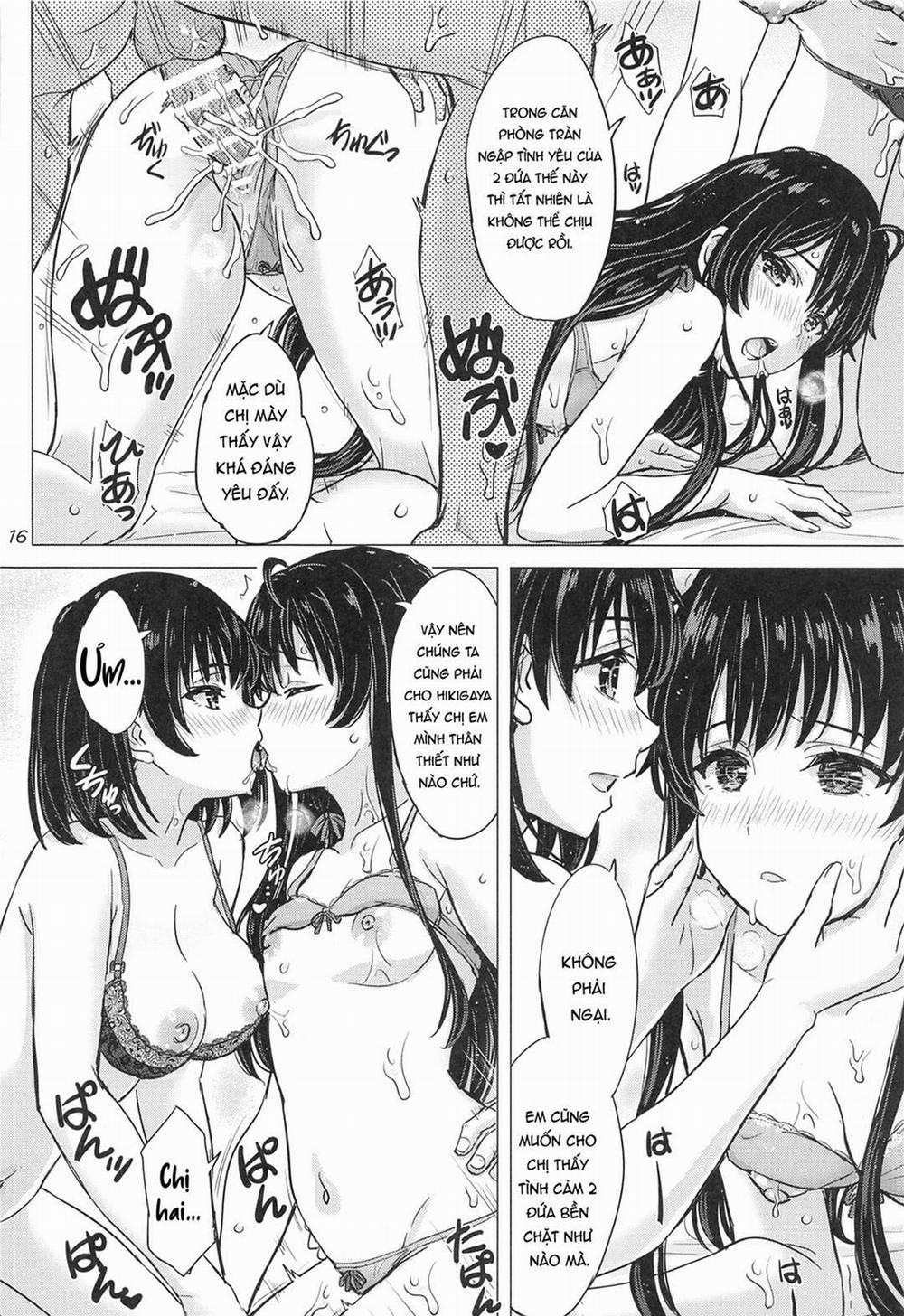 Miwakuteki ni Yukinoshita Shimai ga Rouraku Shite Kuru Oneshot trang 16
