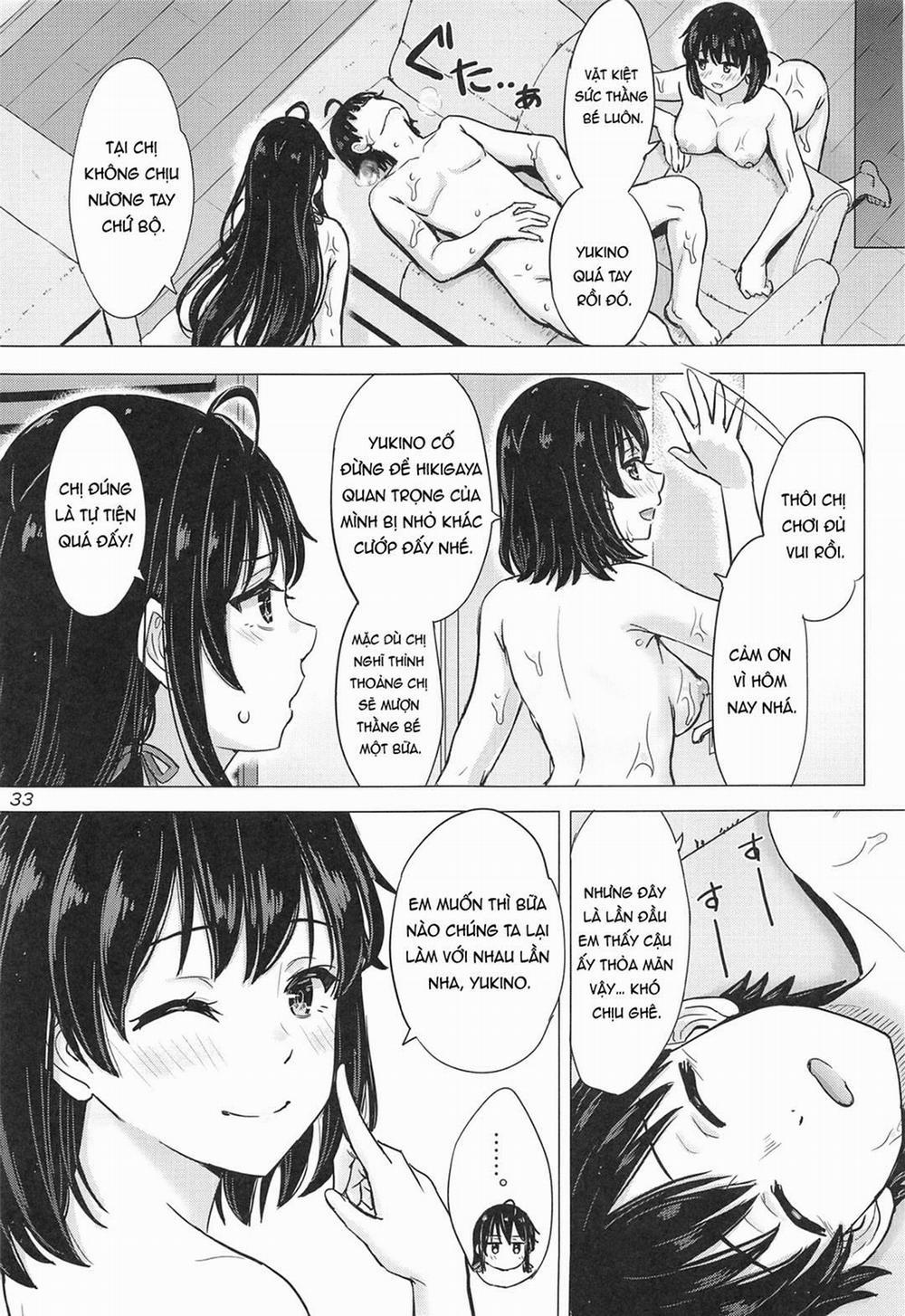 Miwakuteki ni Yukinoshita Shimai ga Rouraku Shite Kuru Oneshot trang 33