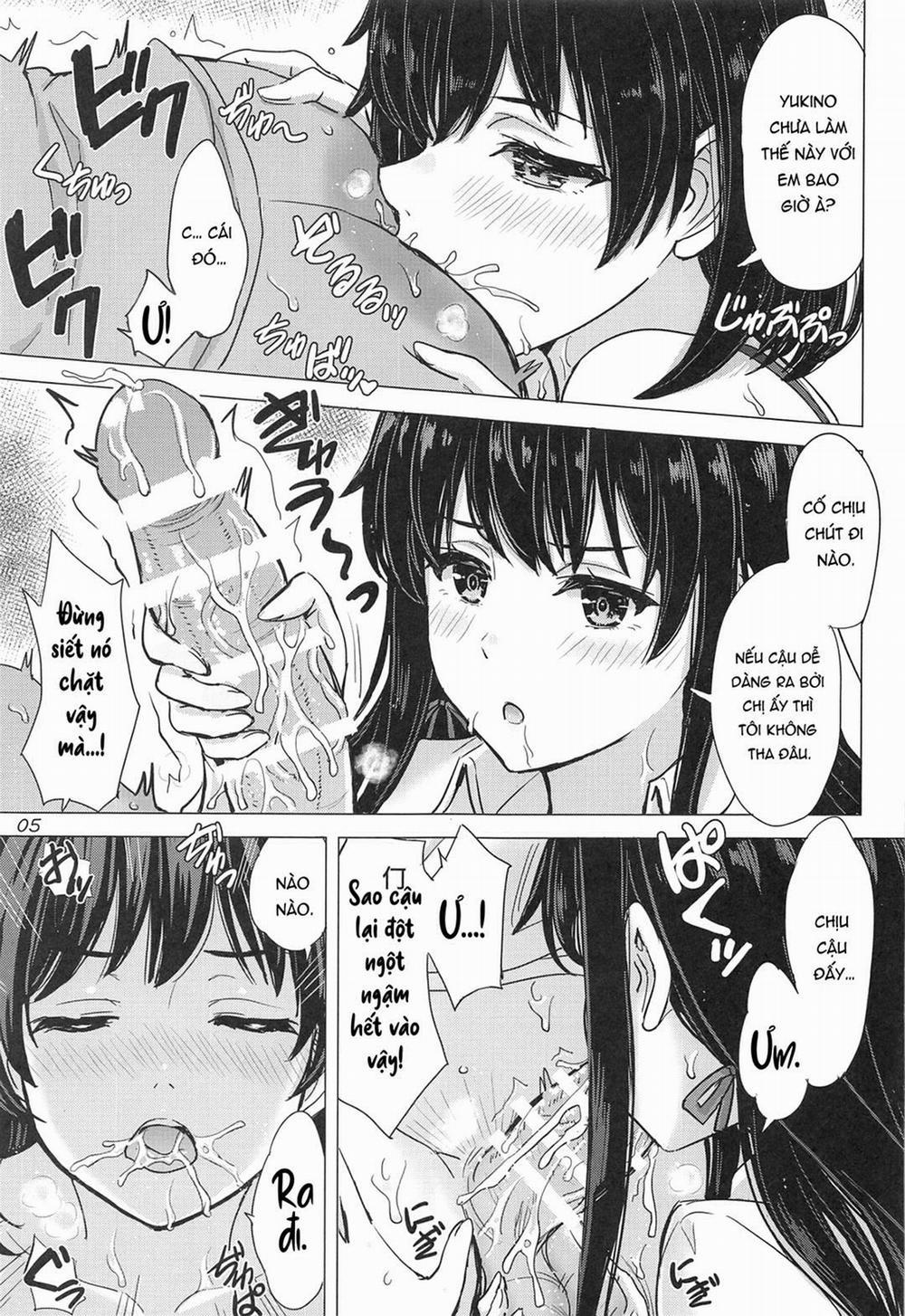 Miwakuteki ni Yukinoshita Shimai ga Rouraku Shite Kuru Oneshot trang 5