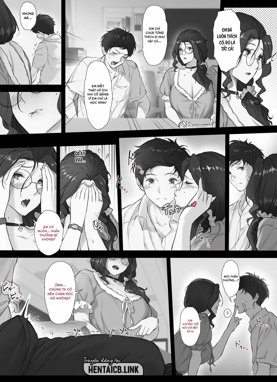 Mối Quan Hệ Bí Mật Của Tôi Với Cô Giáo Vú Khủng Oneshot trang 10