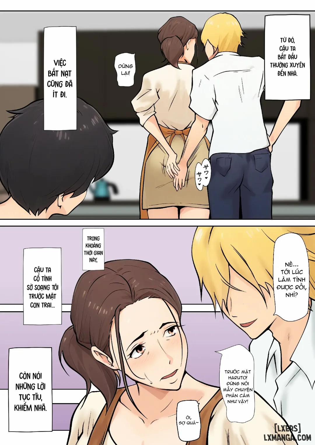 Mối tình lãng mạn ảo tưởng với bạn của con trai Oneshot trang 10