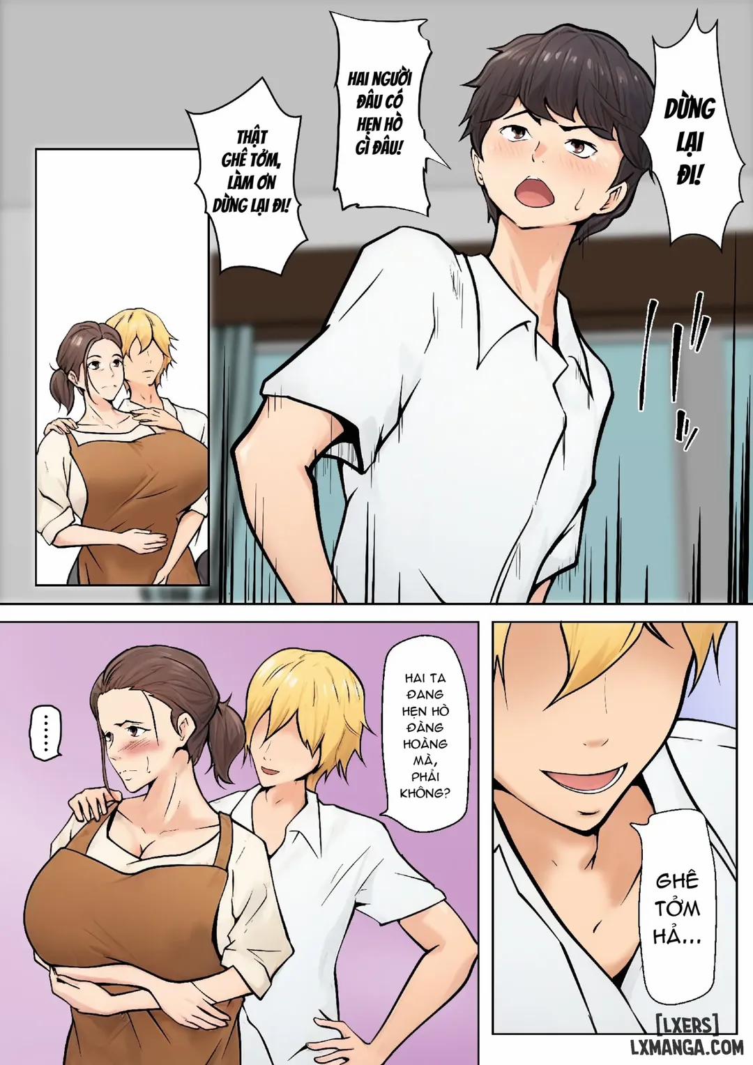 Mối tình lãng mạn ảo tưởng với bạn của con trai Oneshot trang 12