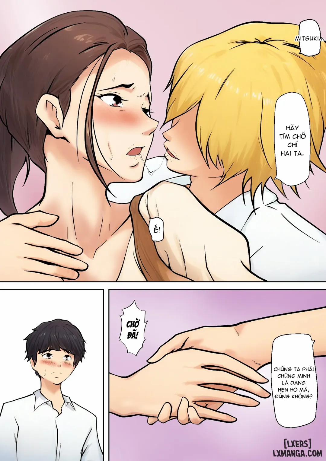 Mối tình lãng mạn ảo tưởng với bạn của con trai Oneshot trang 15