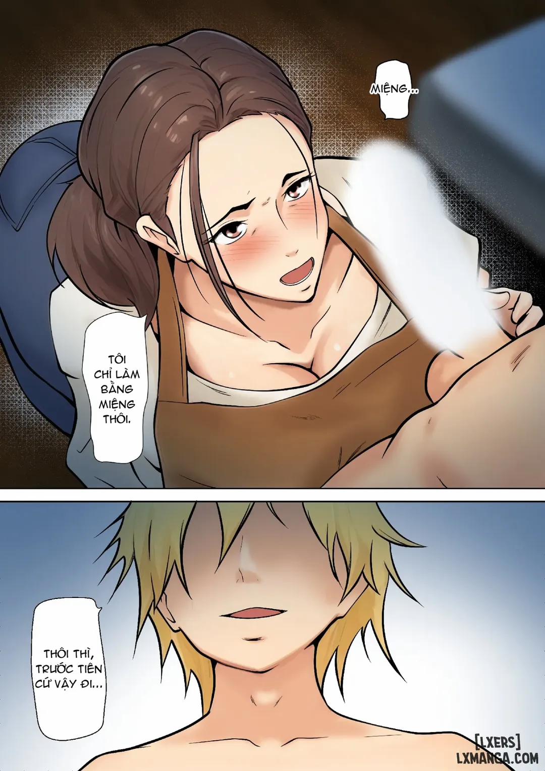 Mối tình lãng mạn ảo tưởng với bạn của con trai Oneshot trang 18