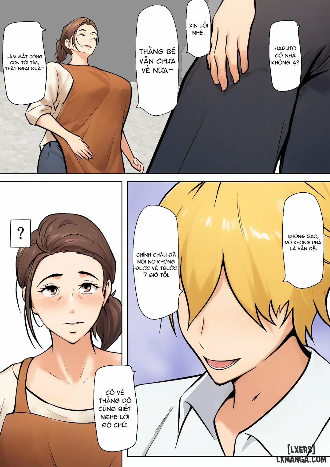 Mối tình lãng mạn ảo tưởng với bạn của con trai Oneshot trang 2