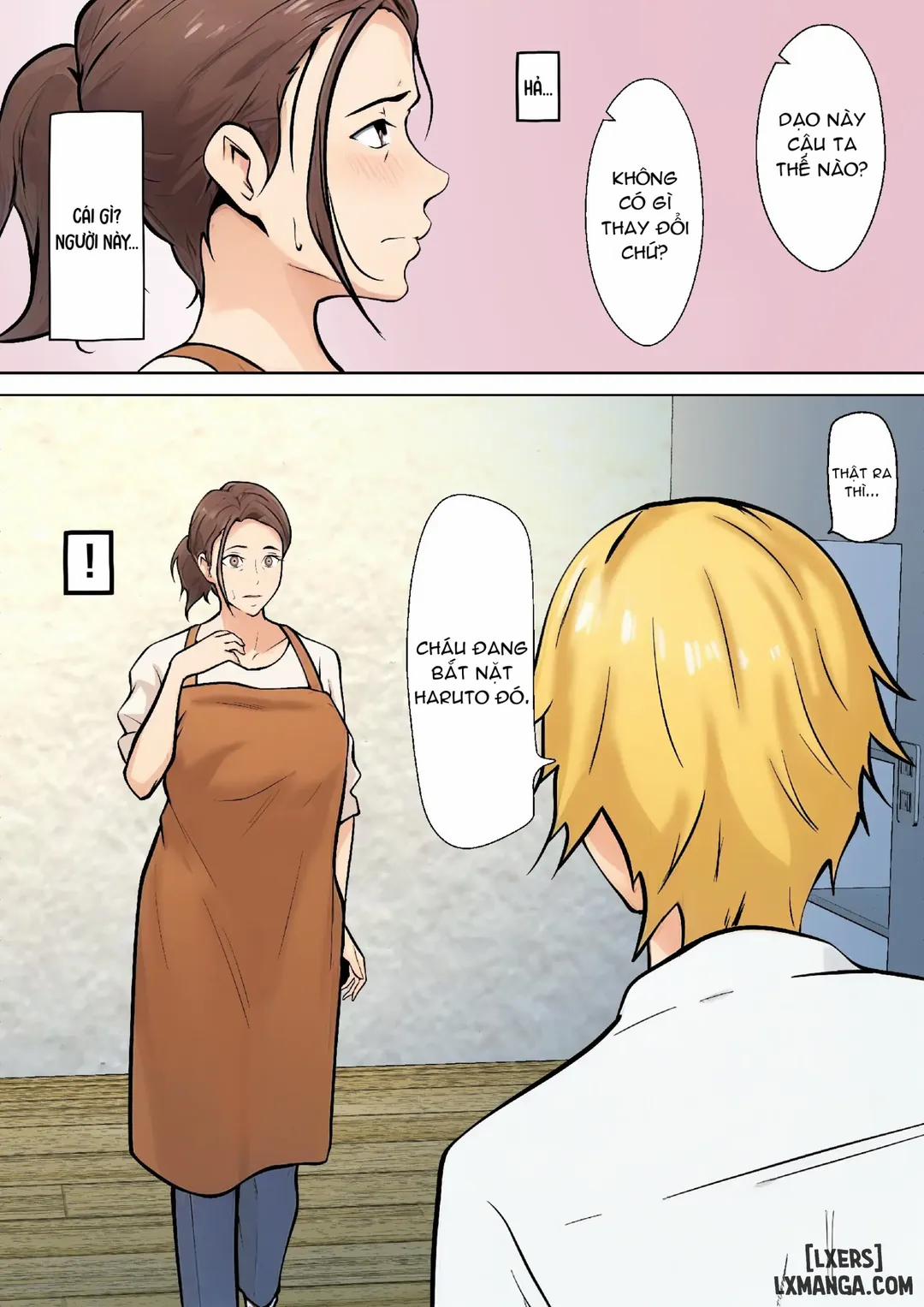 Mối tình lãng mạn ảo tưởng với bạn của con trai Oneshot trang 4