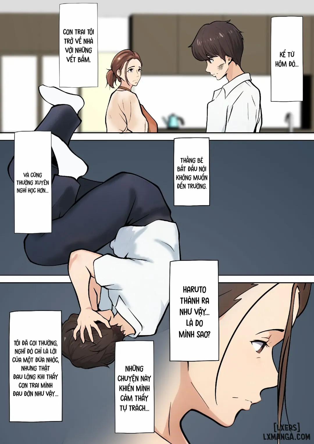 Mối tình lãng mạn ảo tưởng với bạn của con trai Oneshot trang 8