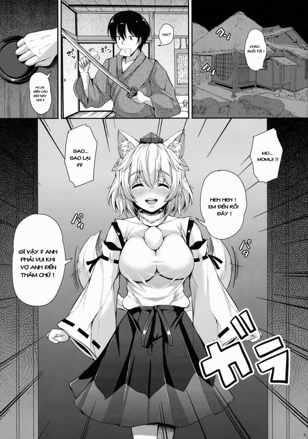 Momiji-chan to Goshujin-sama (Touhou Project) 1 trang 4