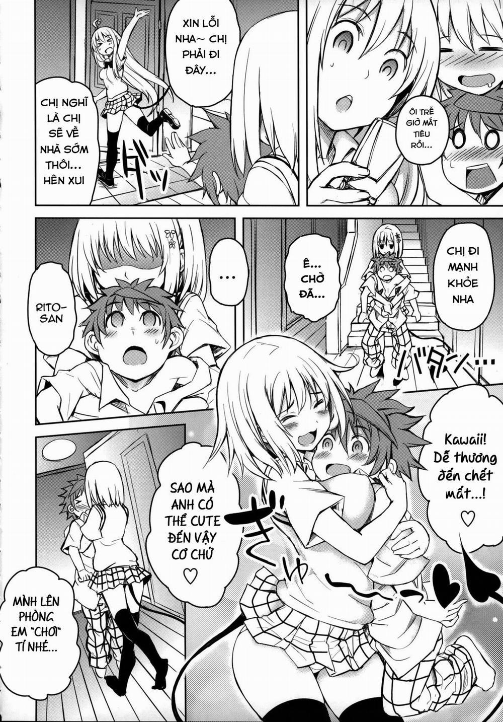 Momo và bé Rito bị hóa nhỏ (To Love-Ru Darkness) Oneshot reup trang 5