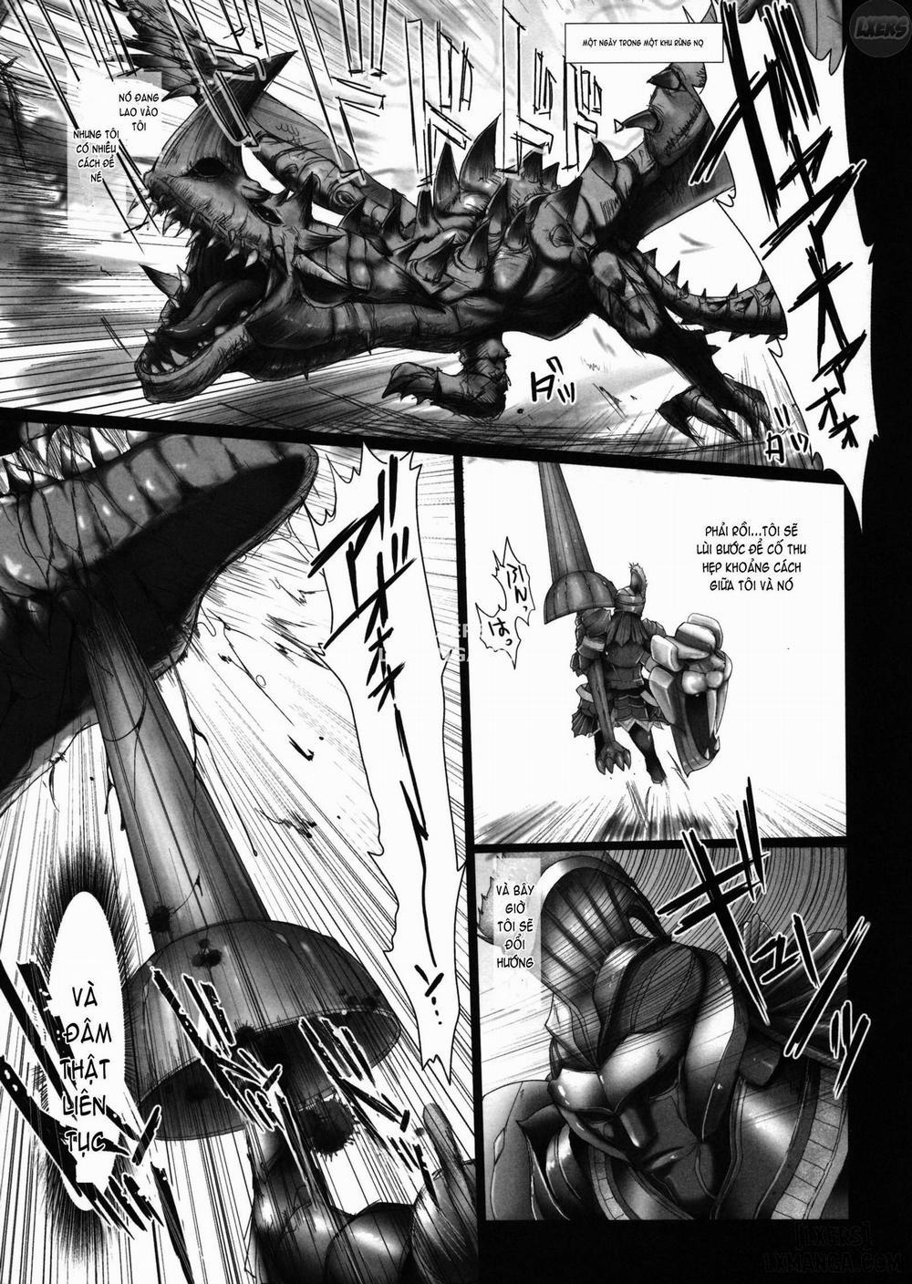 Monhan no Erohon 4 Oneshot trang 4