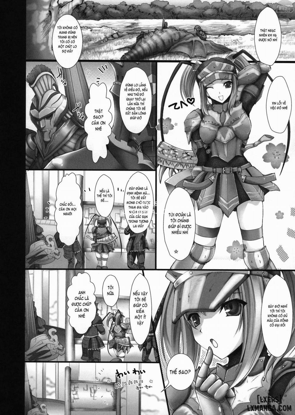 Monhan no Erohon 4 Oneshot trang 5