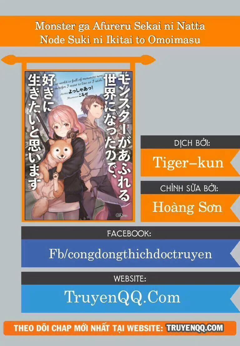 Monster Ga Afureru Sekai Ni Natta Node Suki Ni Ikitai To Omoimasu 1 trang 0