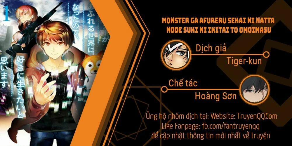 Monster Ga Afureru Sekai Ni Natta Node Suki Ni Ikitai To Omoimasu 7 trang 0