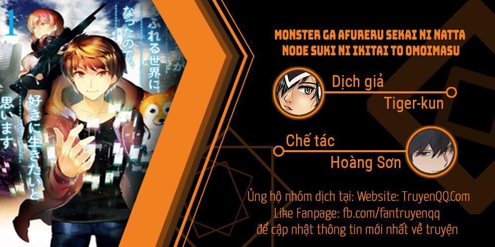 Monster Ga Afureru Sekai Ni Natta Node Suki Ni Ikitai To Omoimasu 9 trang 0