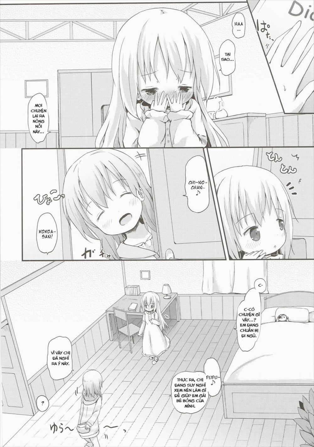 Moshikashite, Chino-chan Onesho Shichatta no?? 2 (Gochuumon wa Usagi desu ka?) Oneshot trang 2