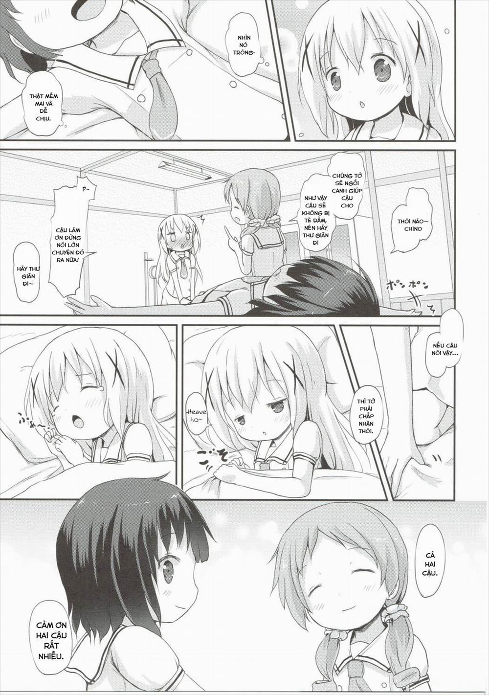 Moshikashite, Chino-chan Onesho Shichatta no?? 2 (Gochuumon wa Usagi desu ka?) Oneshot trang 9