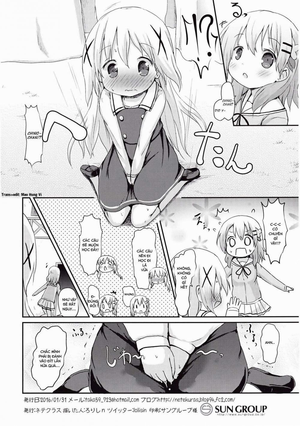 Moshikashite, Chino-chan Onesho Shichatta no?? (Gochuumon wa Usagi desu ka?) Oneshot trang 24