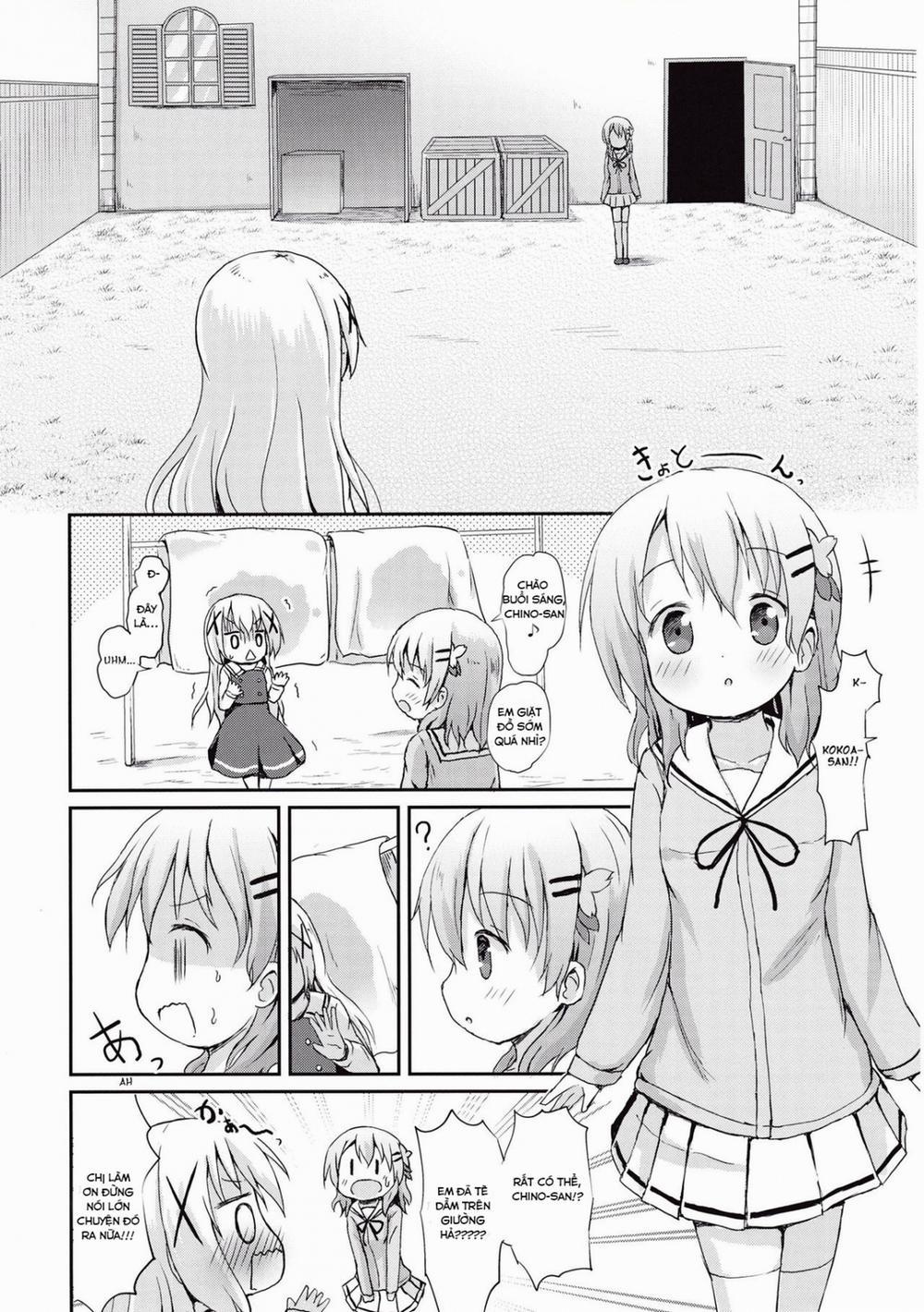 Moshikashite, Chino-chan Onesho Shichatta no?? (Gochuumon wa Usagi desu ka?) Oneshot trang 8