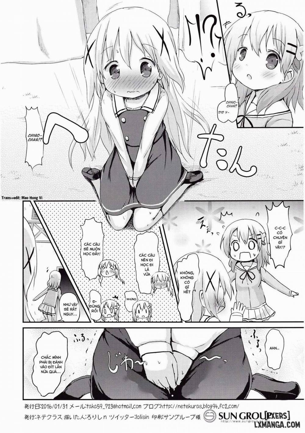 Moshikashite, Chino-chan Onesho Shichatta no Oneshot trang 24