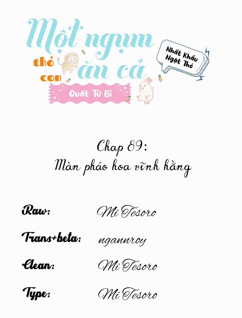 Một Ngụm Ăn Cả Thỏ Con 89 End trang 0