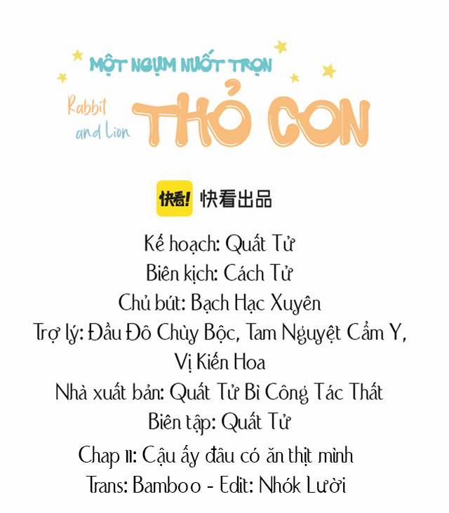 Một Ngụm Nuốt Trọn Thỏ Con 11 trang 2