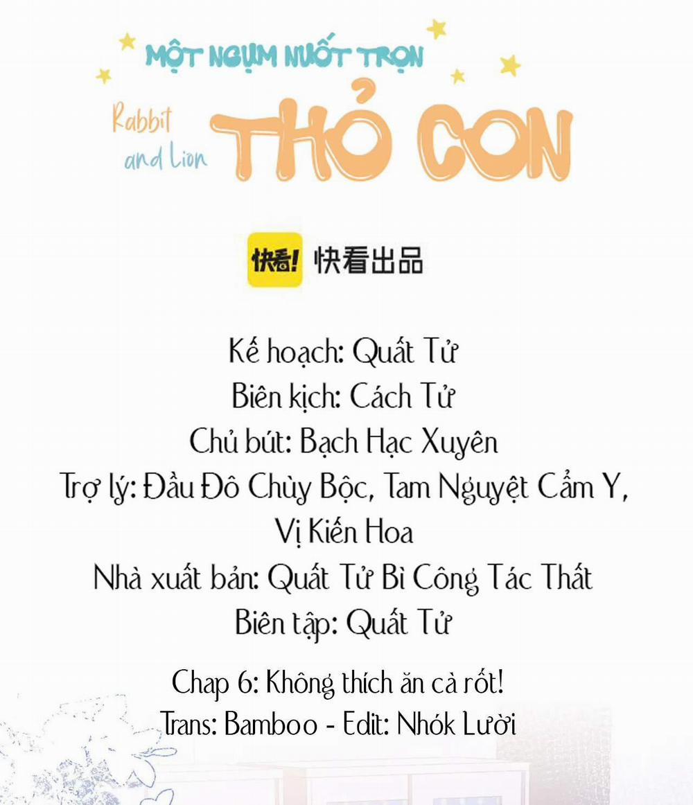 Một Ngụm Nuốt Trọn Thỏ Con 6 trang 1