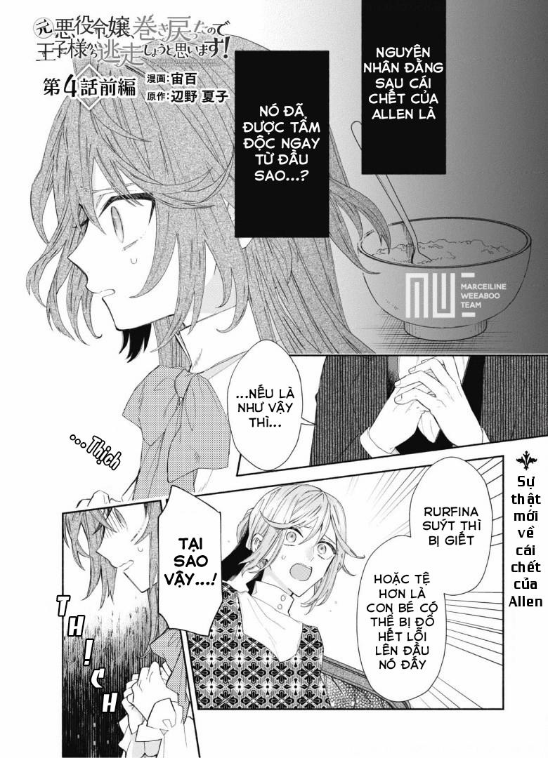 Moto Akuyaku Reijo Makimodotta No De Ouji-Sama Kara Tousou Shiyou To Omoimasu! 4.1 trang 1