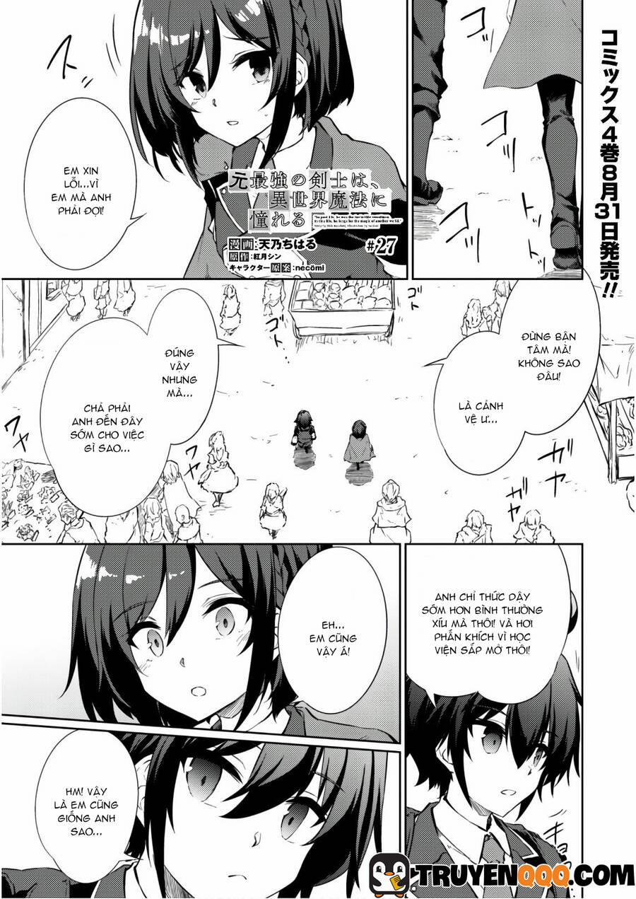 Moto Saikyou No Kenshi Wa, Isekai Mahou Ni Akogareru 27 trang 1
