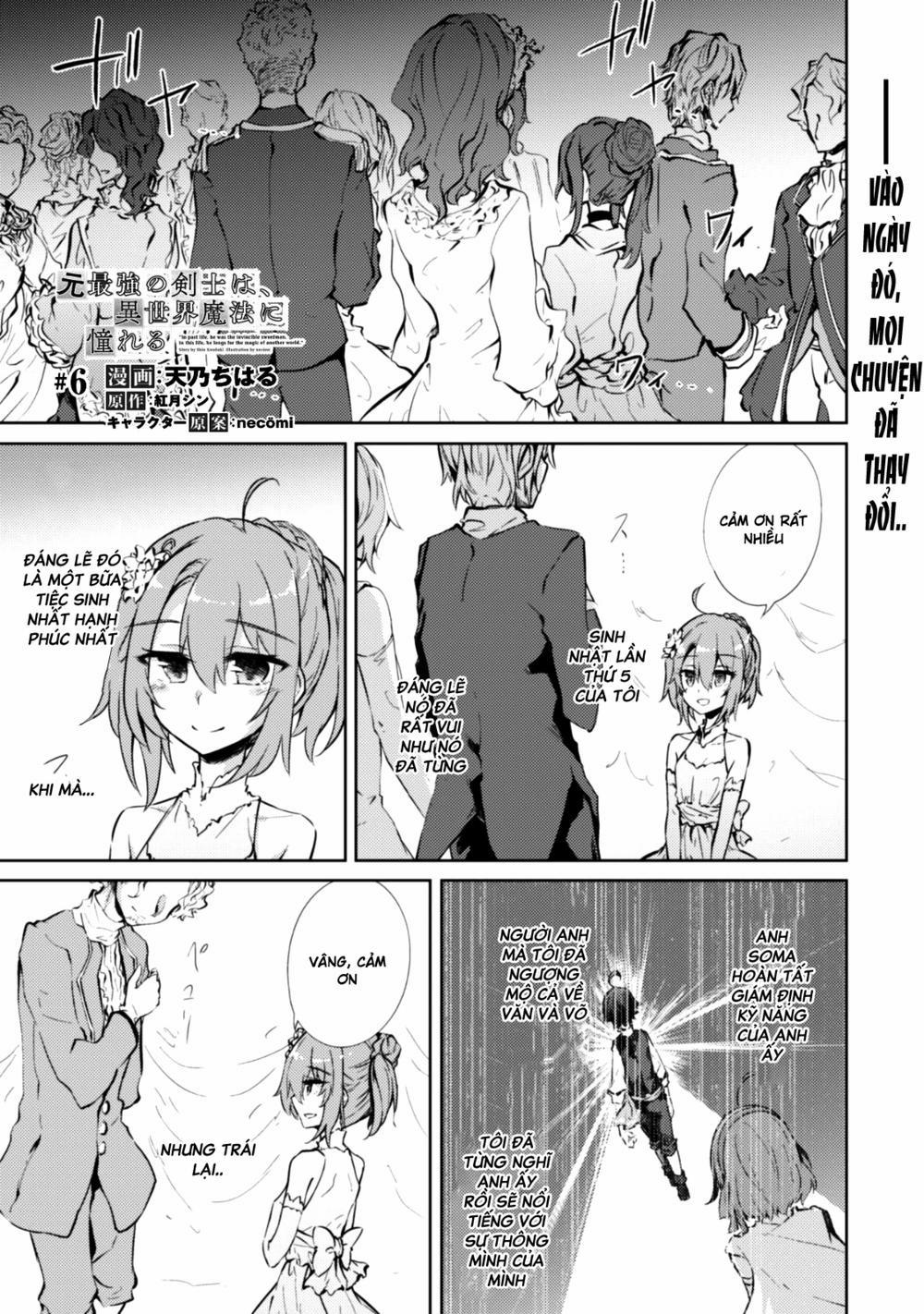 Moto Saikyou No Kenshi Wa, Isekai Mahou Ni Akogareru 6 trang 2