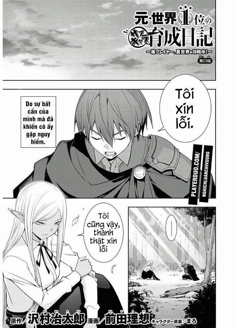 Moto Sekai Ichi'i Subchara Ikusei Nikki: Hai Player, Isekai Wo Kouryakuchuu! 0 Tất cả đã hoàn toàn đảo ngược trang 1