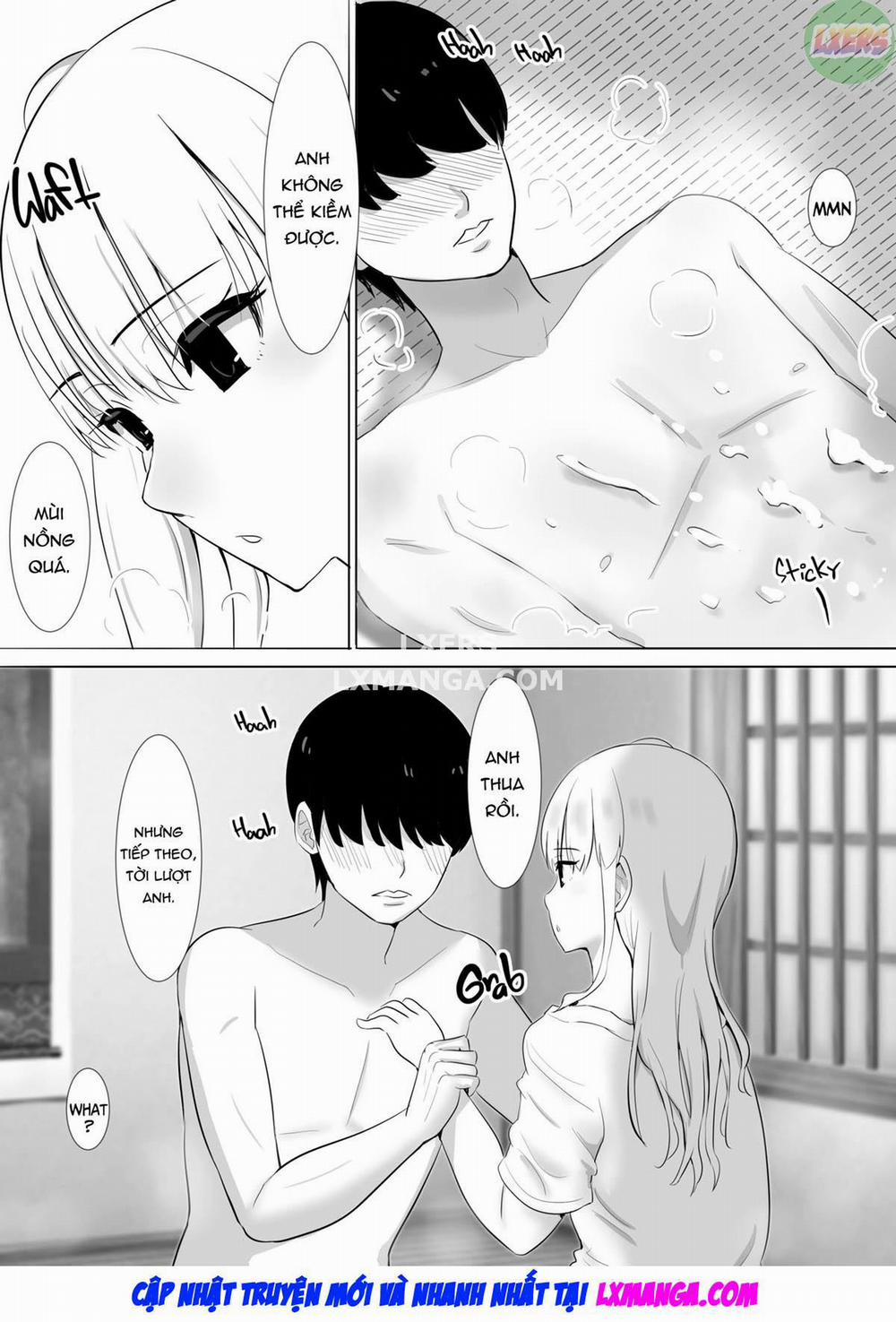 Mukuchi na Jitome Gal to Futarikiri no Bushitsu de Bunkabu Nanoni Asedaku Nakadashi Sex na Houkago Oneshot trang 24