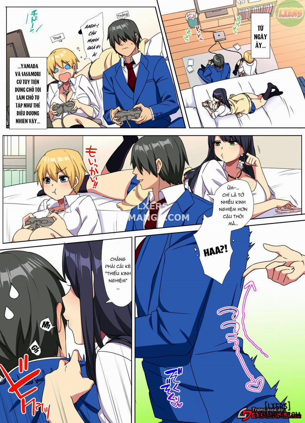 My Big Cock Is Getting Squeezed By Huge Breasted Bitch Gals!! 2 Oneshot trang 2