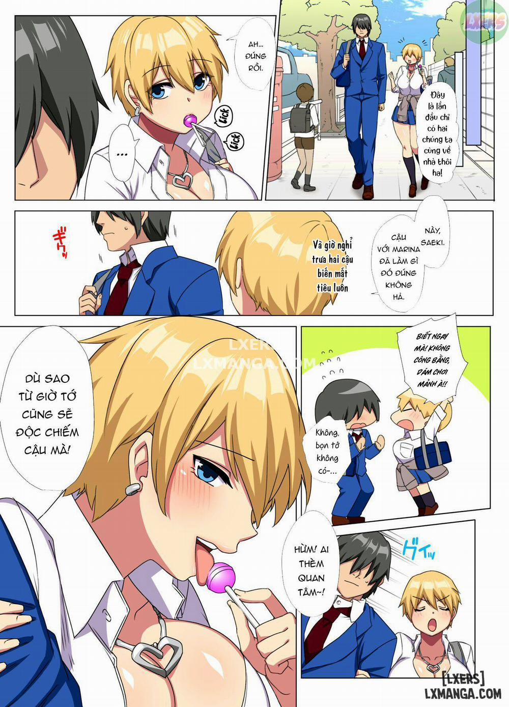 My Big Cock Is Getting Squeezed By Huge Breasted Bitch Gals!! 2 Oneshot trang 24