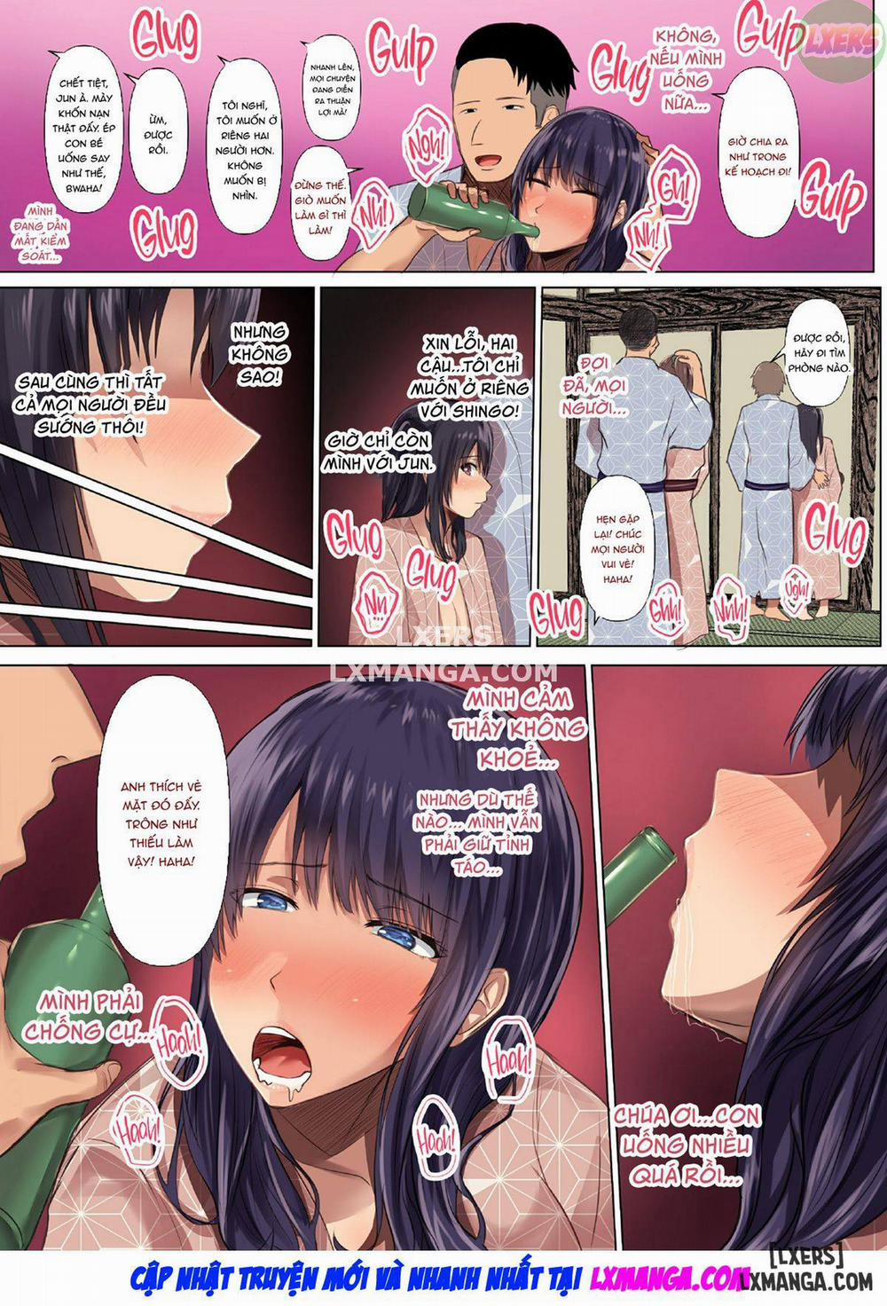 My Childhood Sweetheart Was Ensnared by an Upperclassman's Huge Cock 2 END trang 21