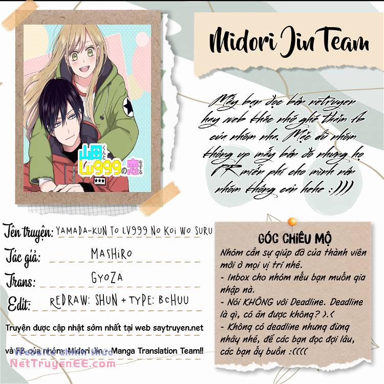 My Lv999 Love For Yamada-Kun 109 trang 1
