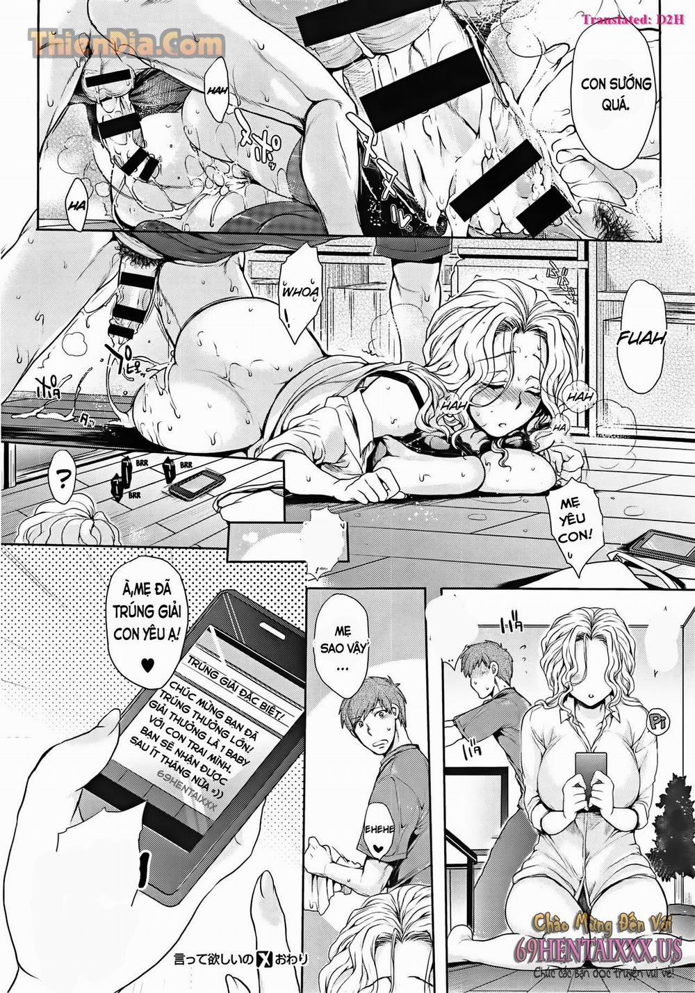 My mother had won the award Oneshot trang 14