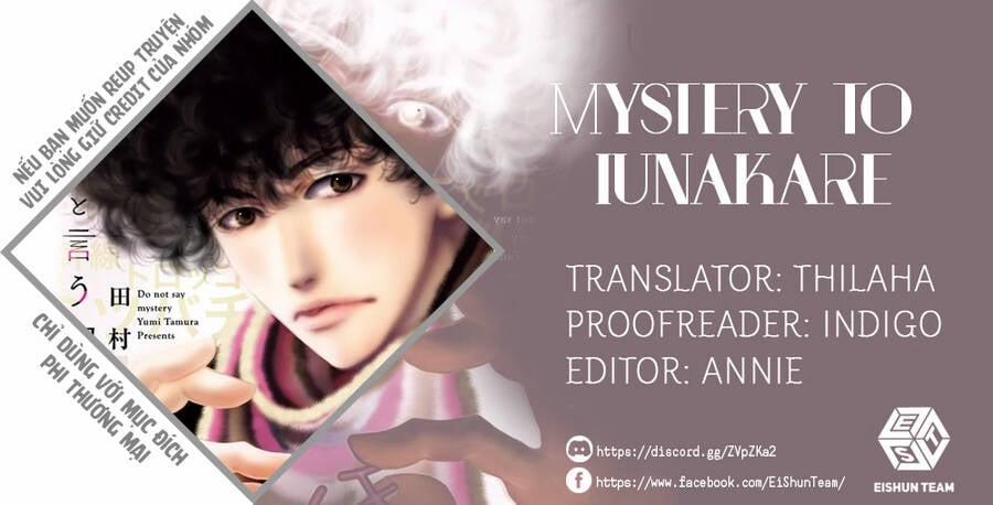 Mystery To Iunakare 9 trang 1