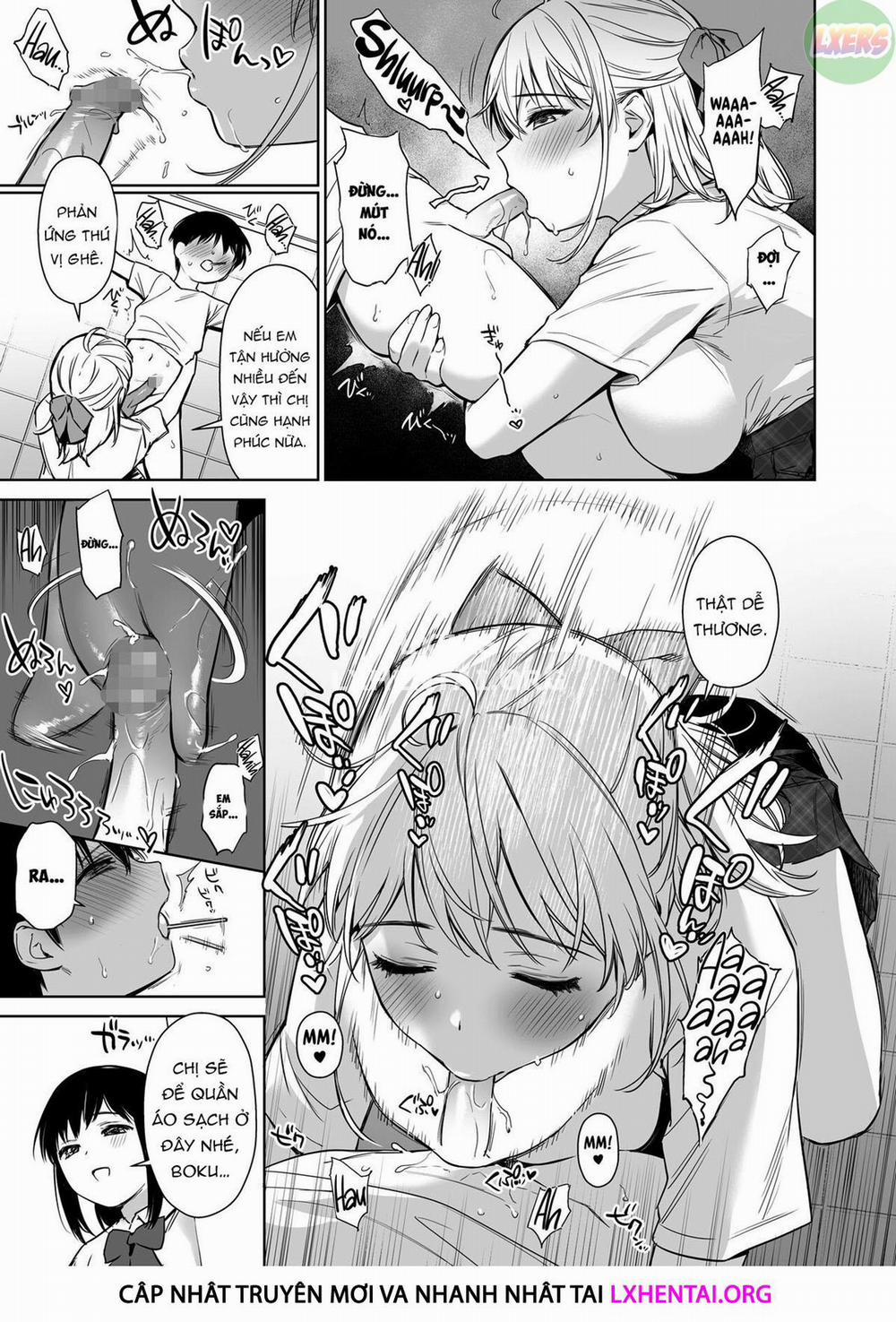 Naisho No Hajimete ~Suunenburi Ni Atta Shinseki No Bijin JK Shimai Ni Ecchi No Tehodoki Sarechaimasu~ Oneshot trang 14