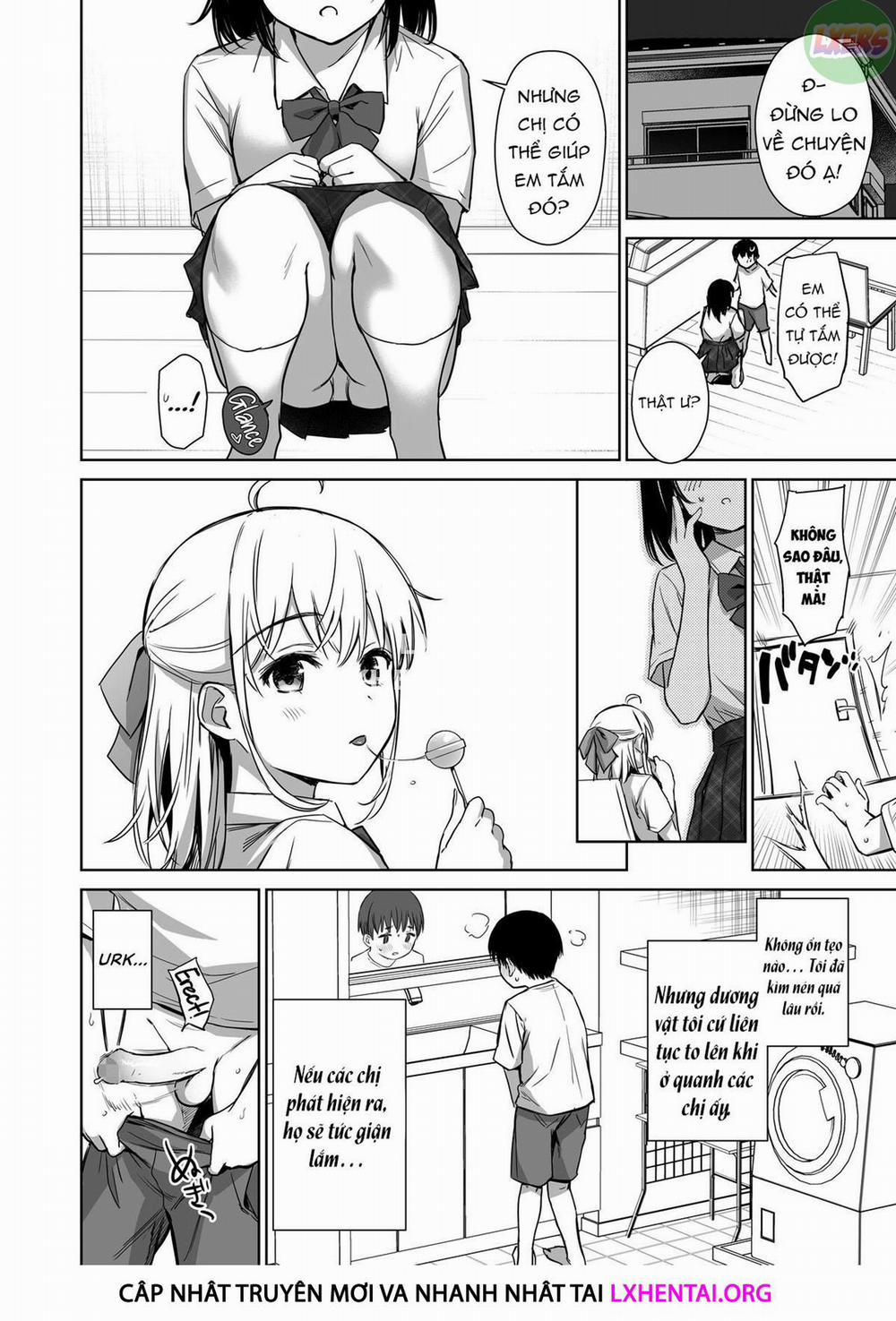 Naisho No Hajimete ~Suunenburi Ni Atta Shinseki No Bijin JK Shimai Ni Ecchi No Tehodoki Sarechaimasu~ Oneshot trang 9